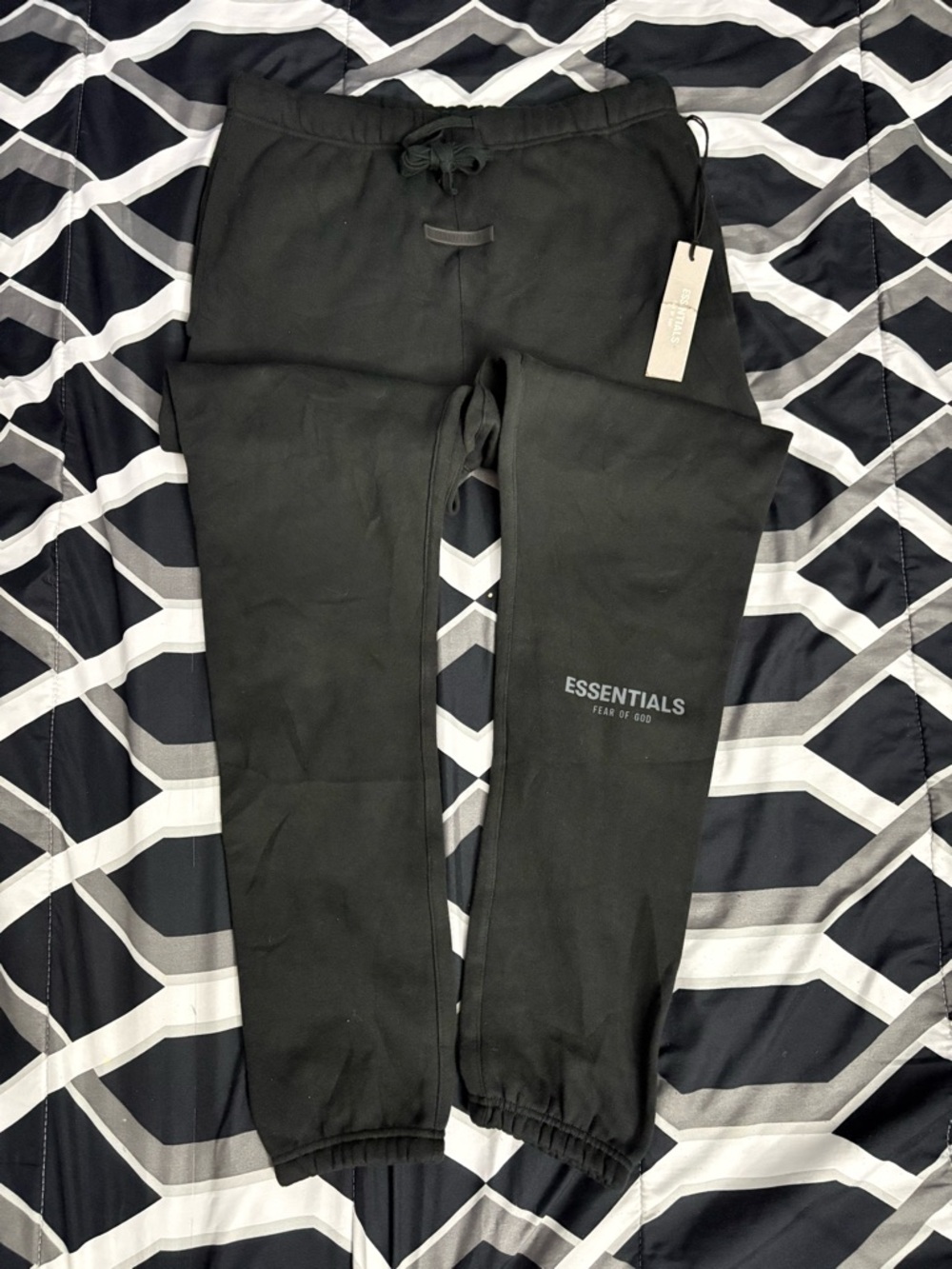 Fear of God ESSENTIALS Black Men's Jogger Sweatpants